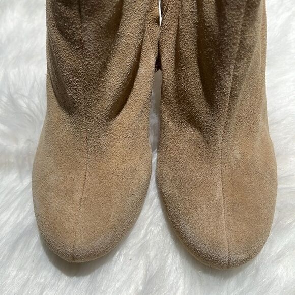 Colin Stuart Victoria secret Tan Suede Fashion show boots Size 8.5.  B76 - Picture 5 of 10